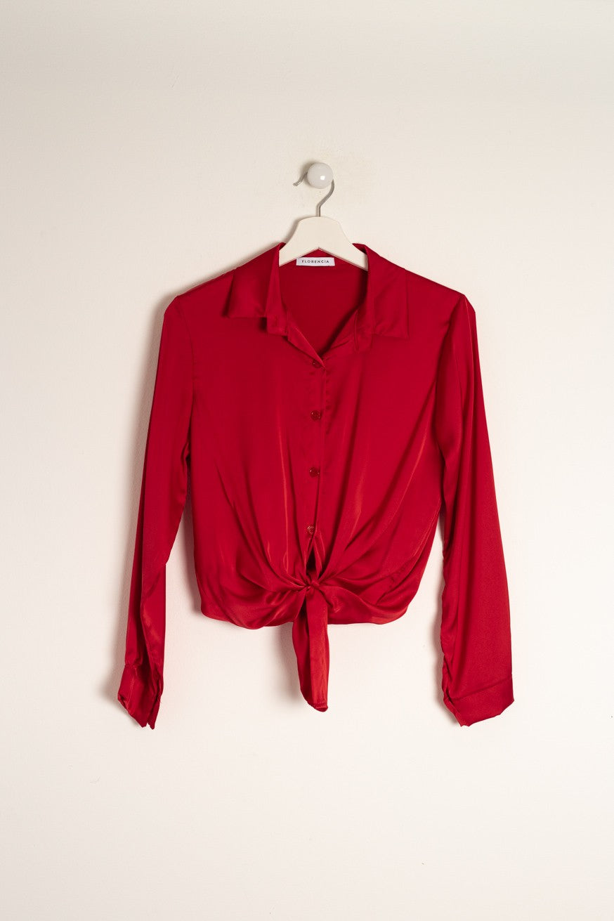 Camisa satinada