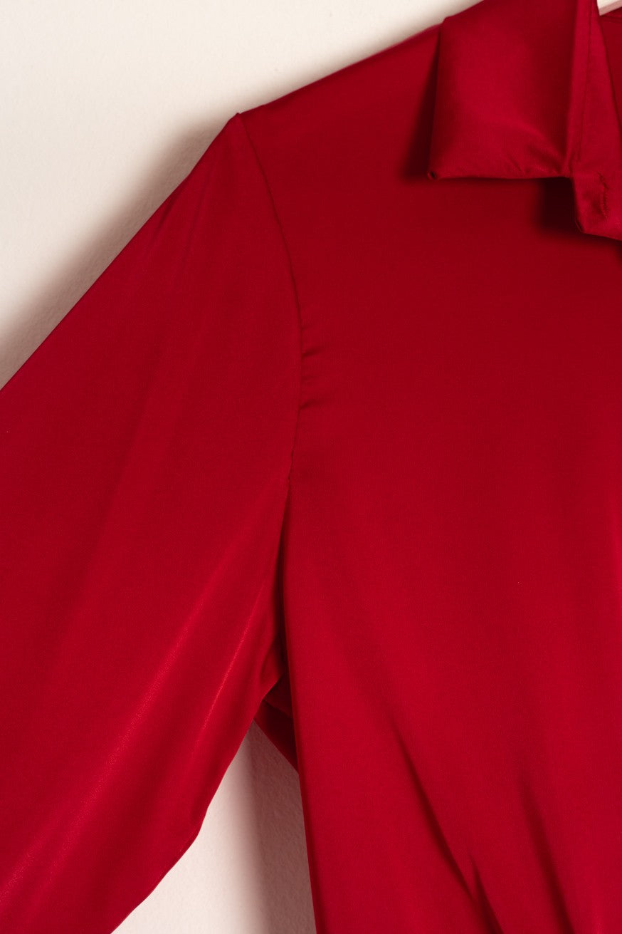 Camisa satinada