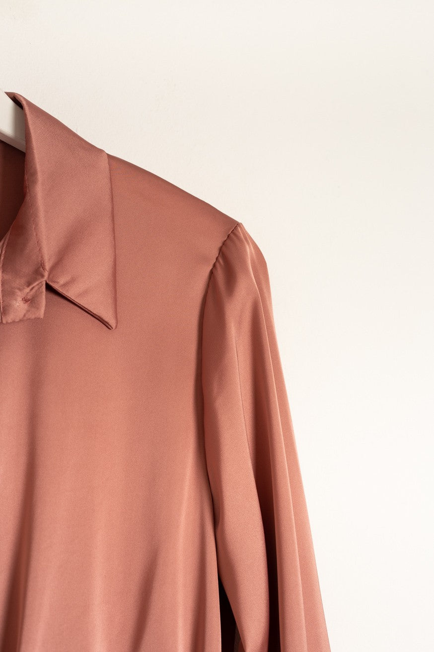 Camisa satinada