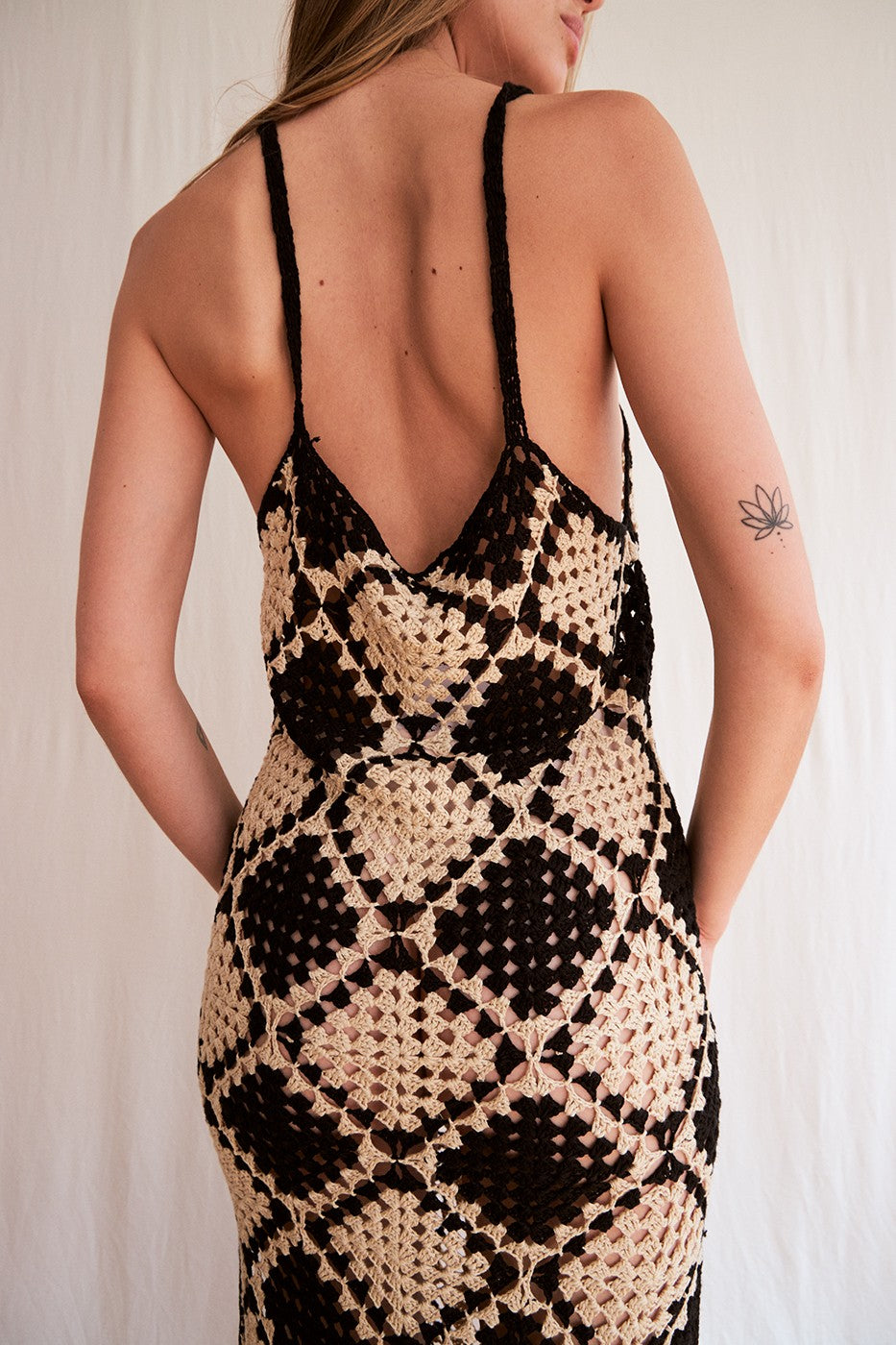 Long crochet dress