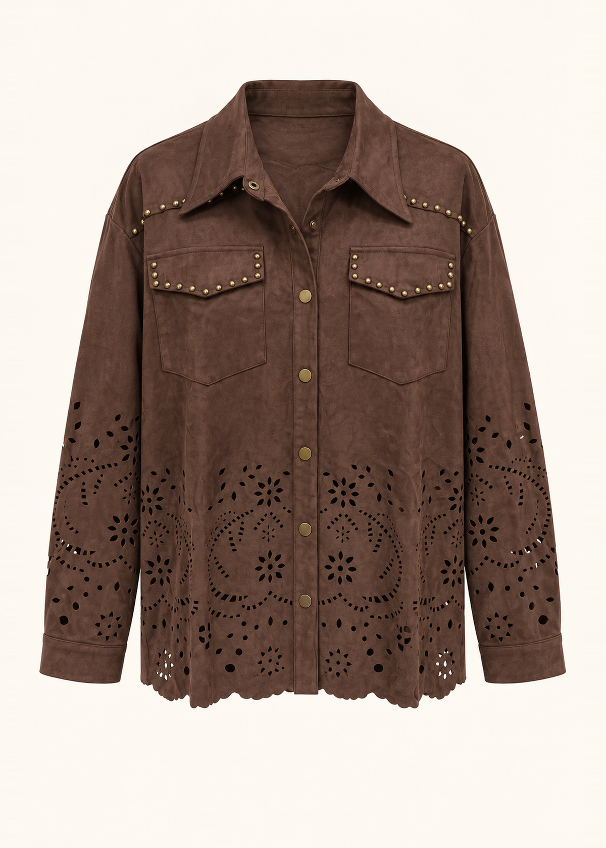Camisa efecto tachas