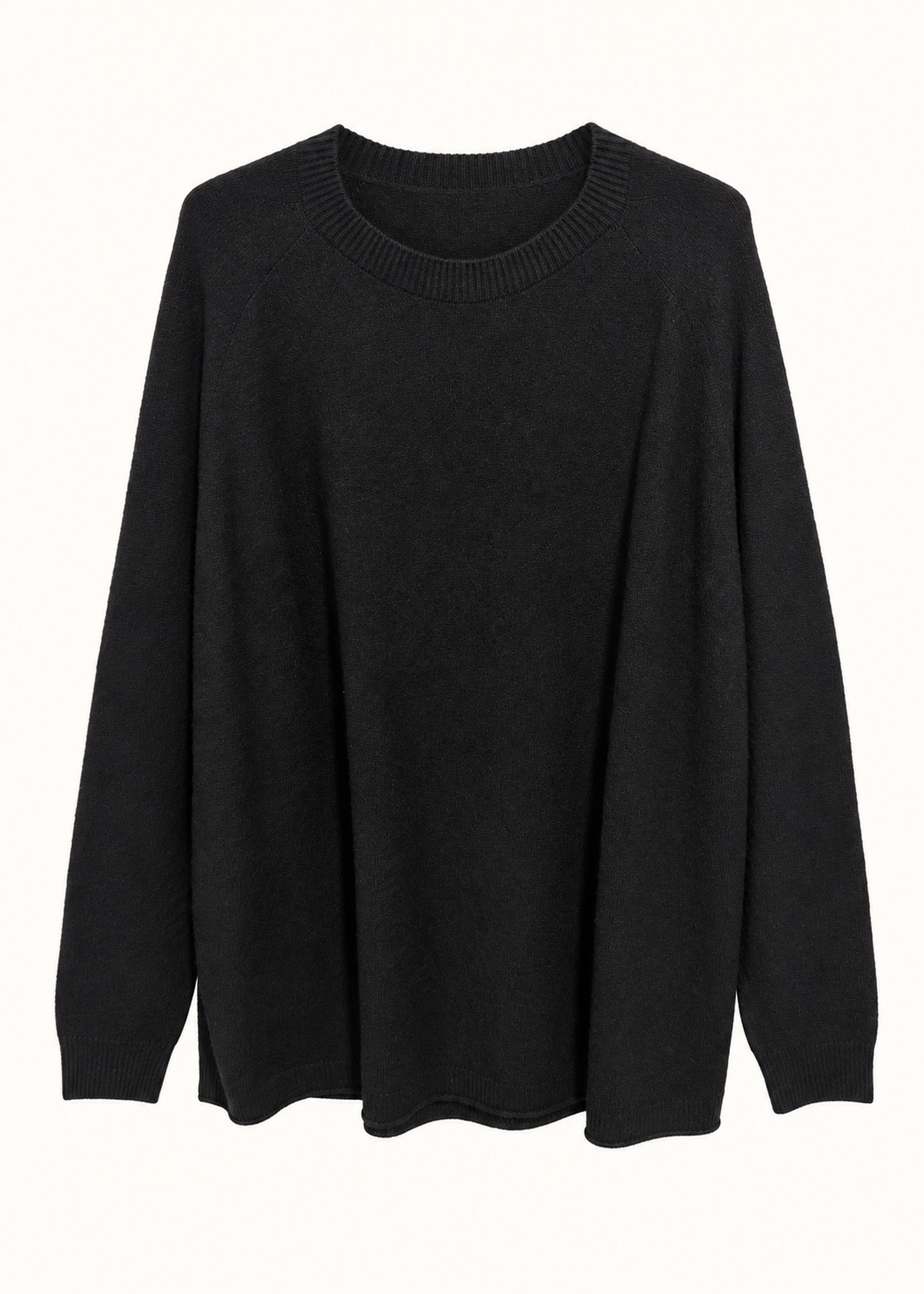 Jersey sin costuras cuello redondo