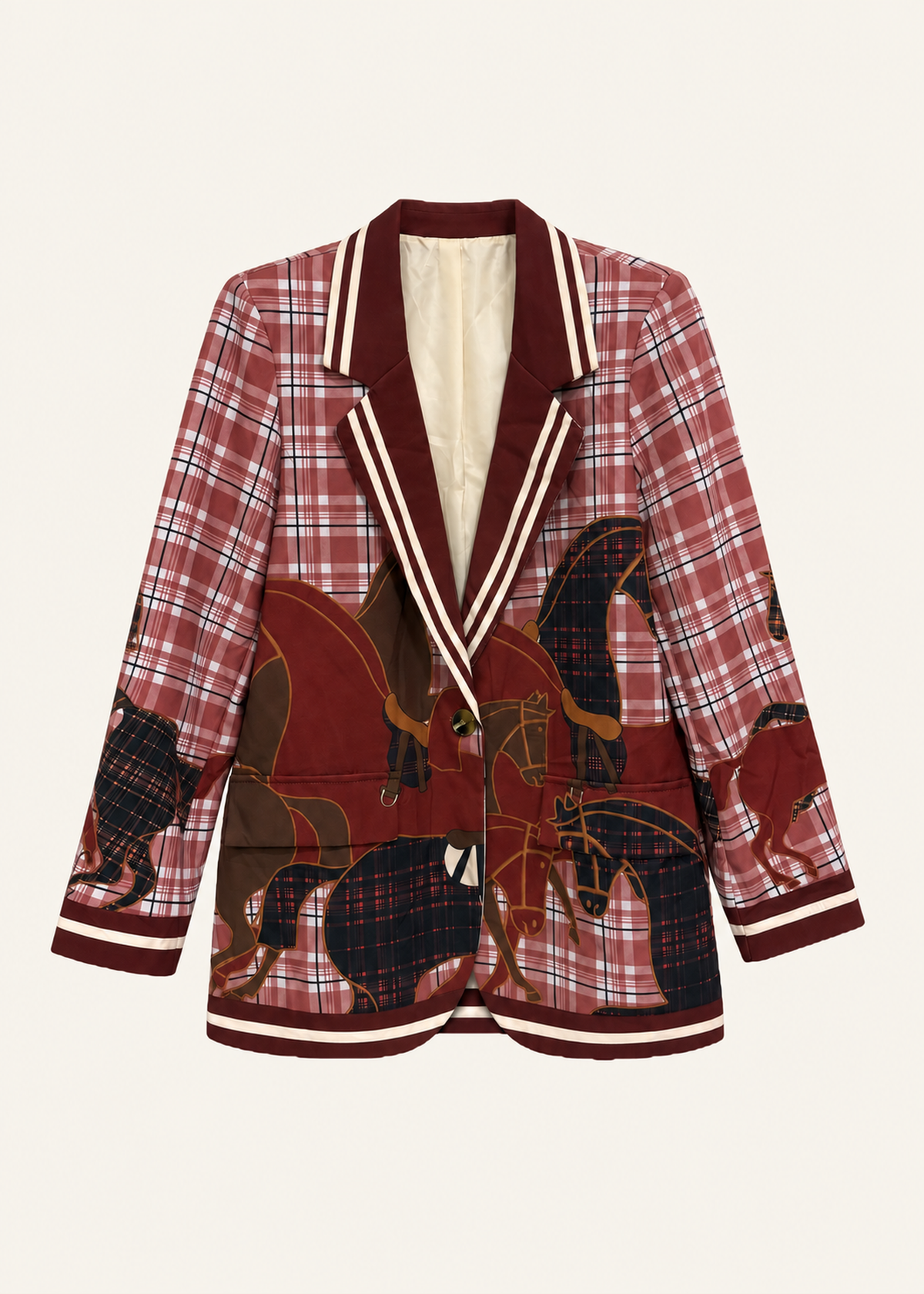 Printed blazer
