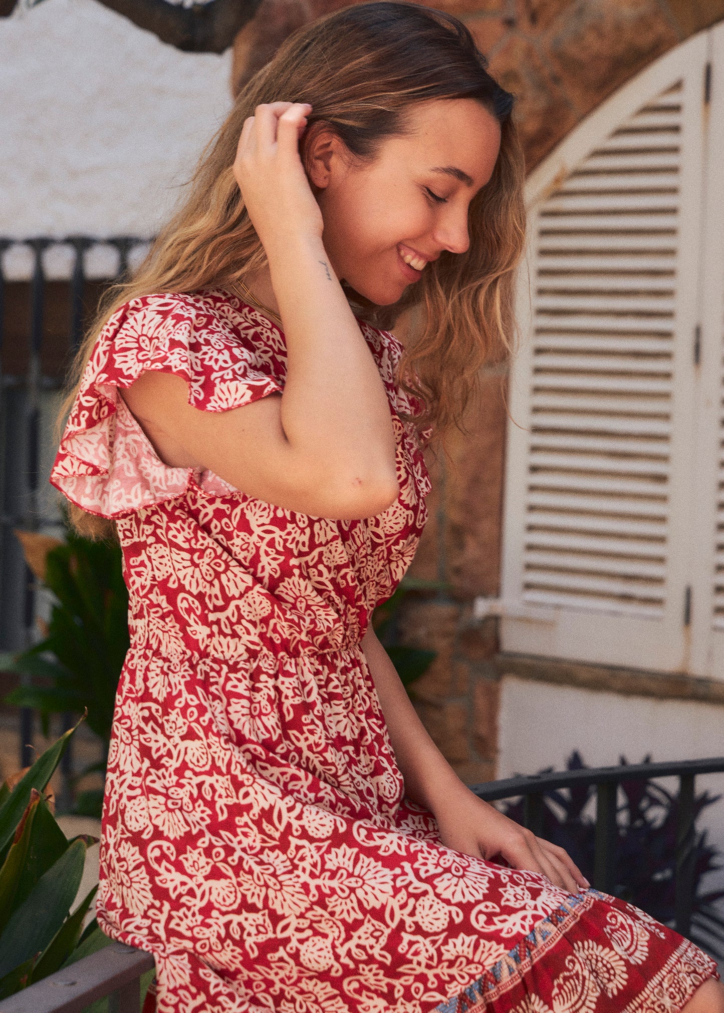 Short floral dress
