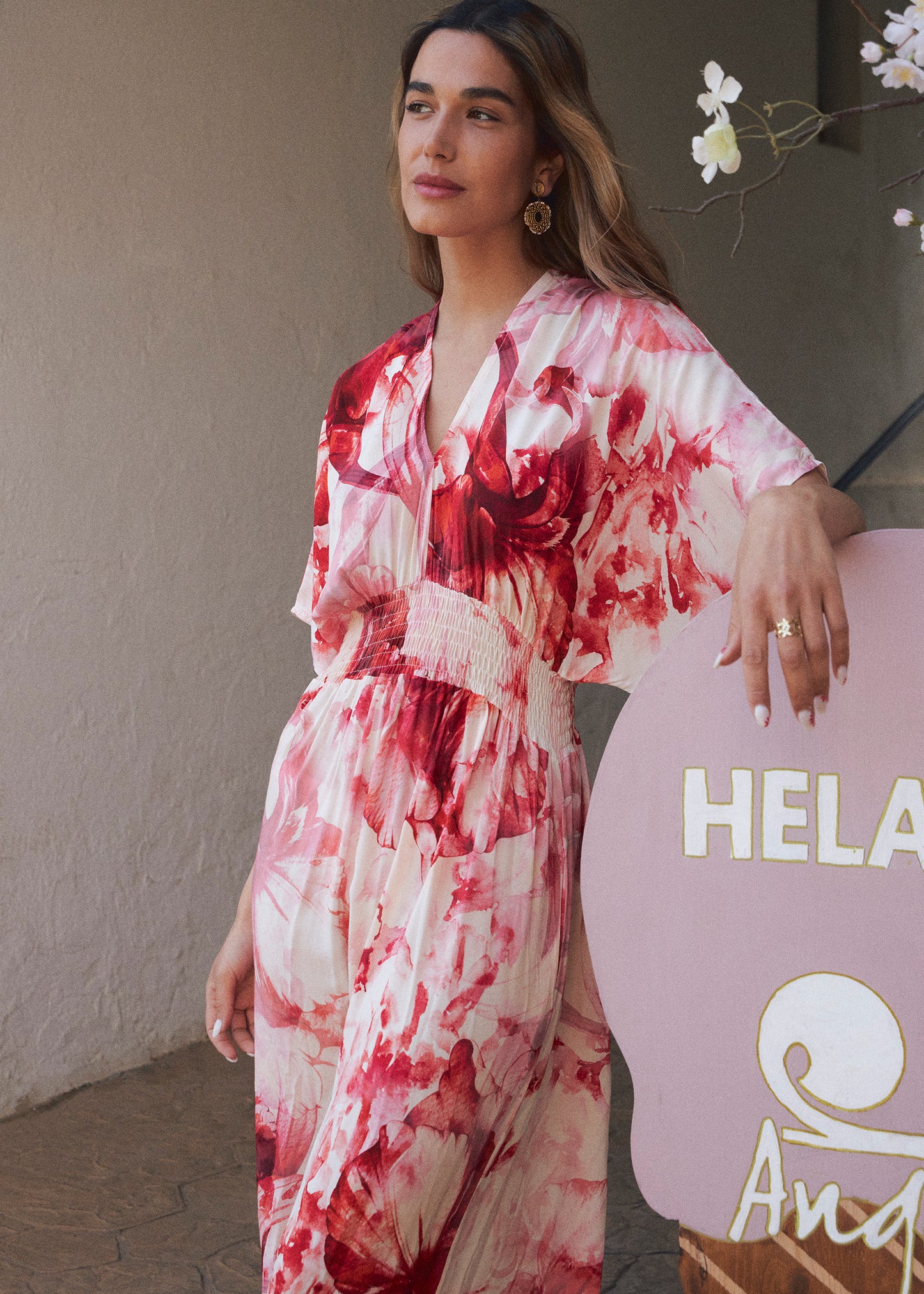 Long floral dress