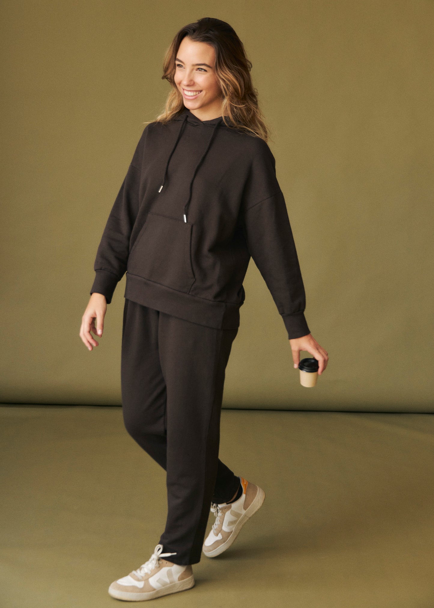 Plush jogger pants