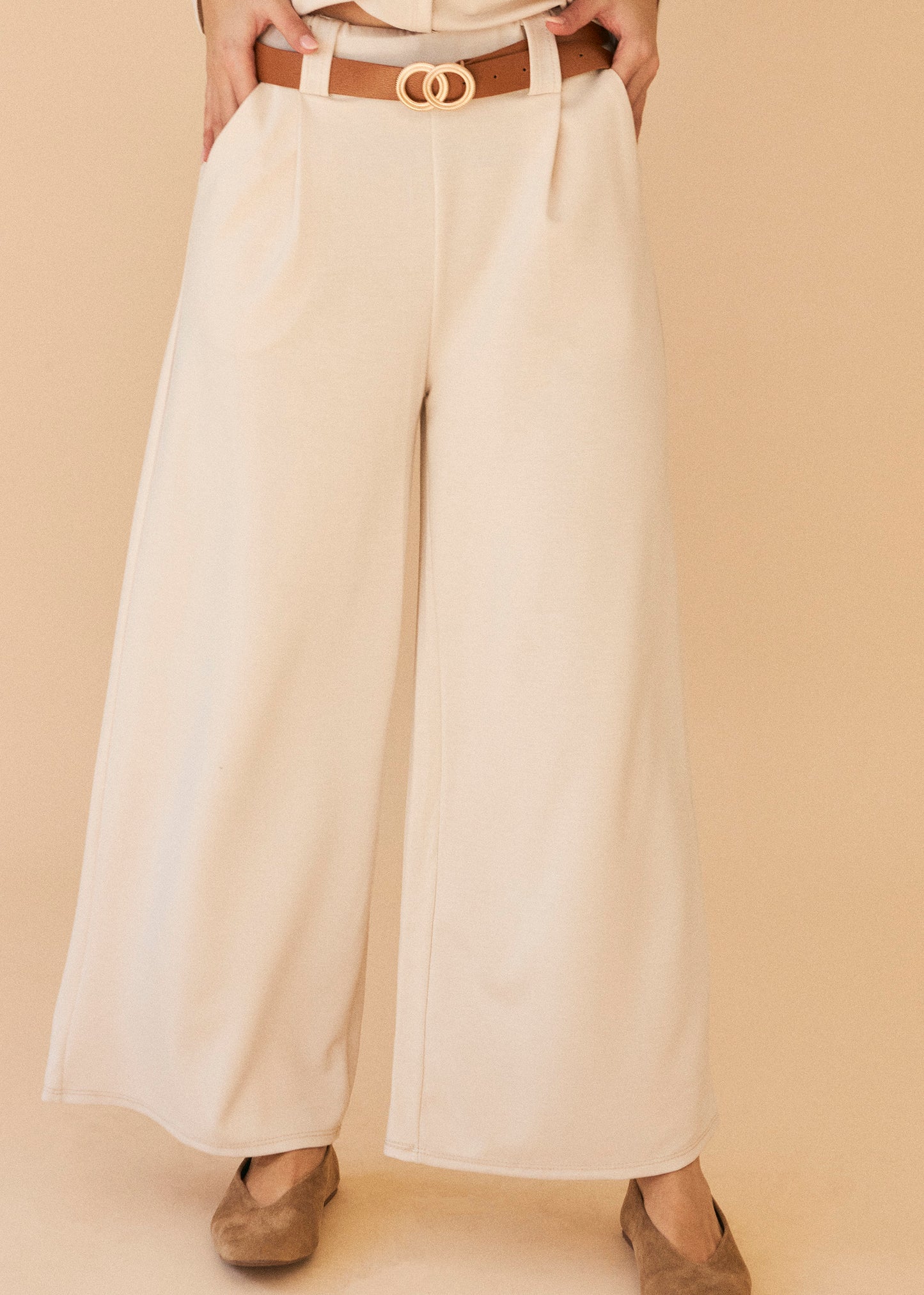 Pantalones palazzo pinza