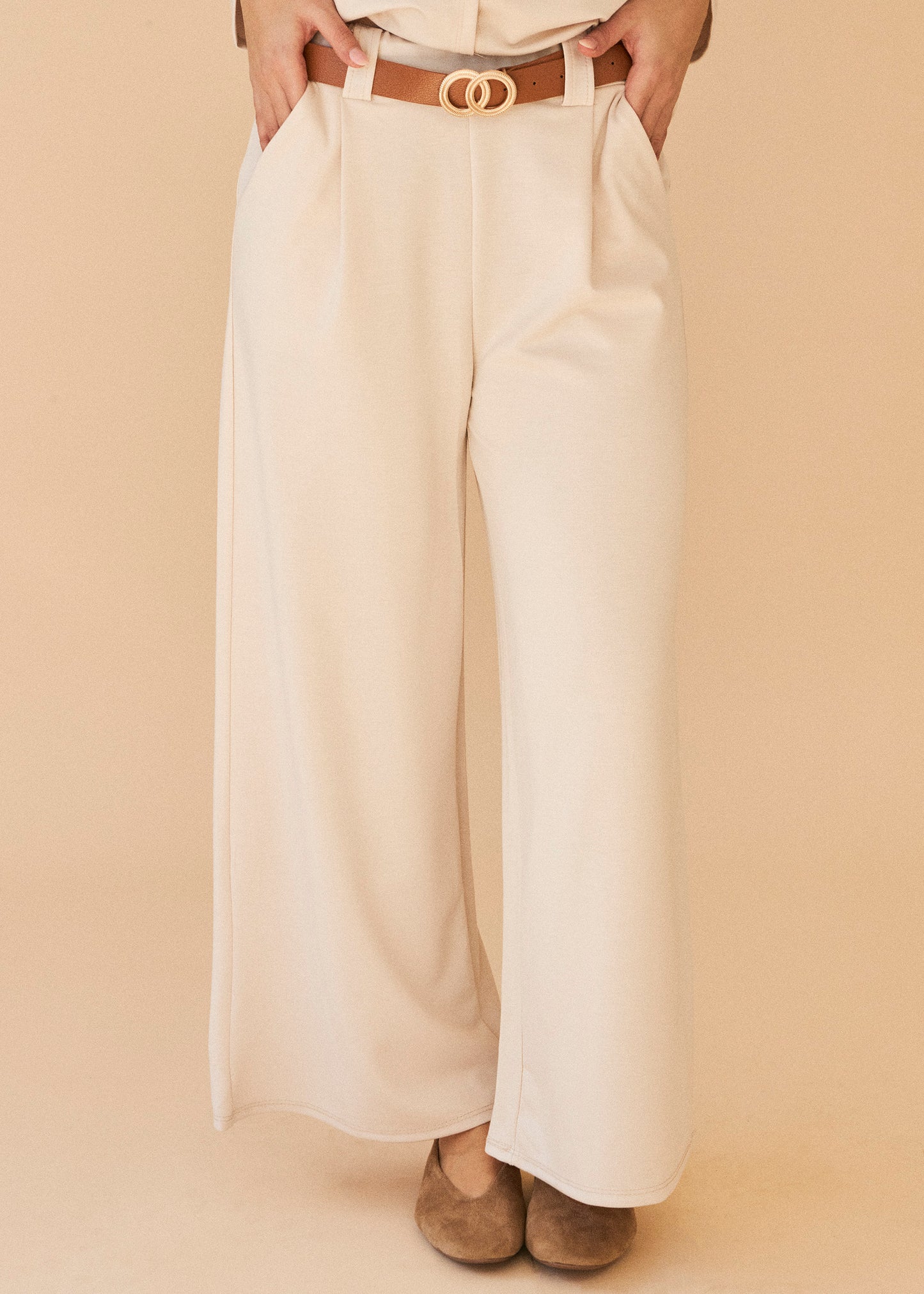 Pantalones palazzo pinza