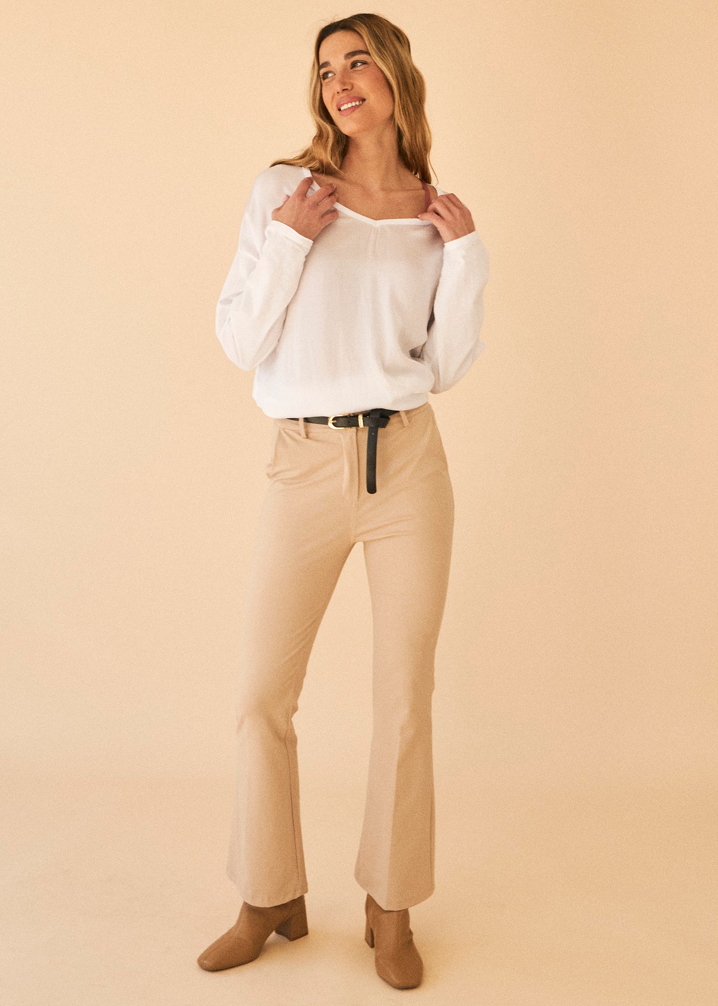 Pantalones campana