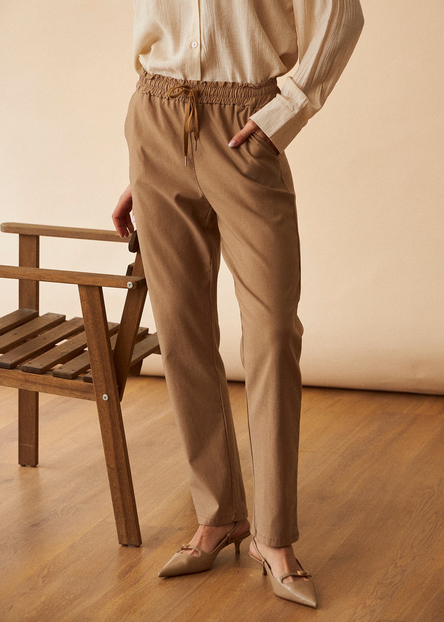 Pantalones sarga básicos