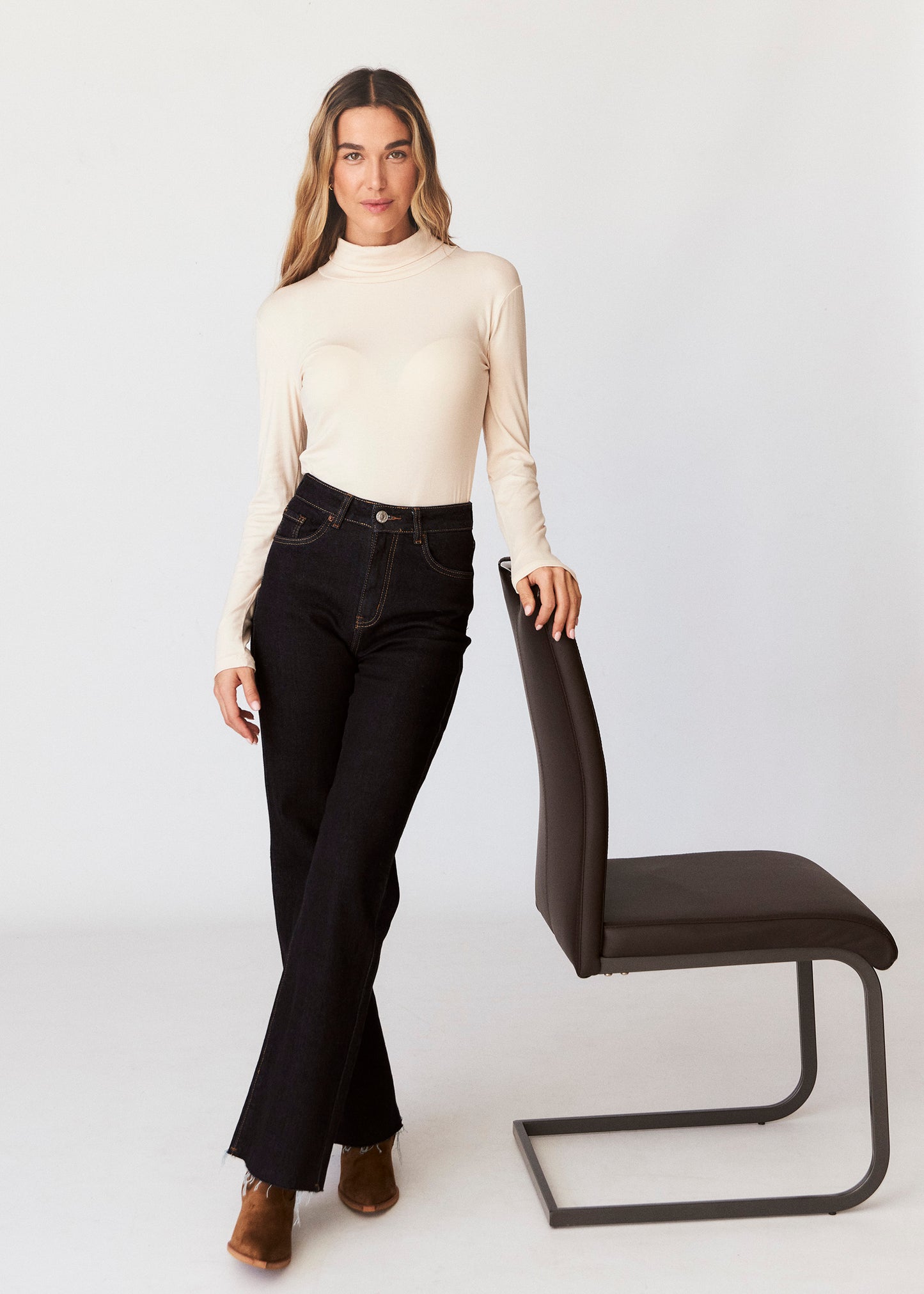 Basic straight leg jeans