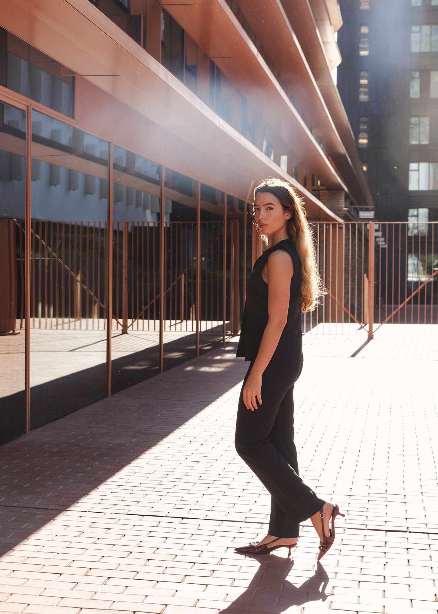 Berlin wide leg trousers