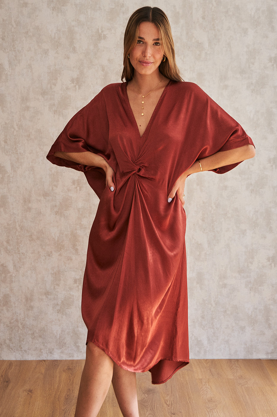 Vestido midi oversize