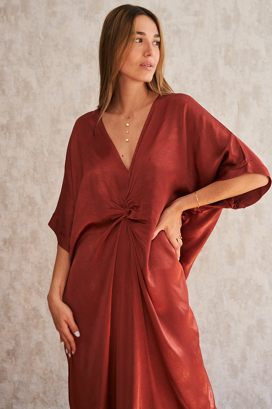 Vestido midi oversize