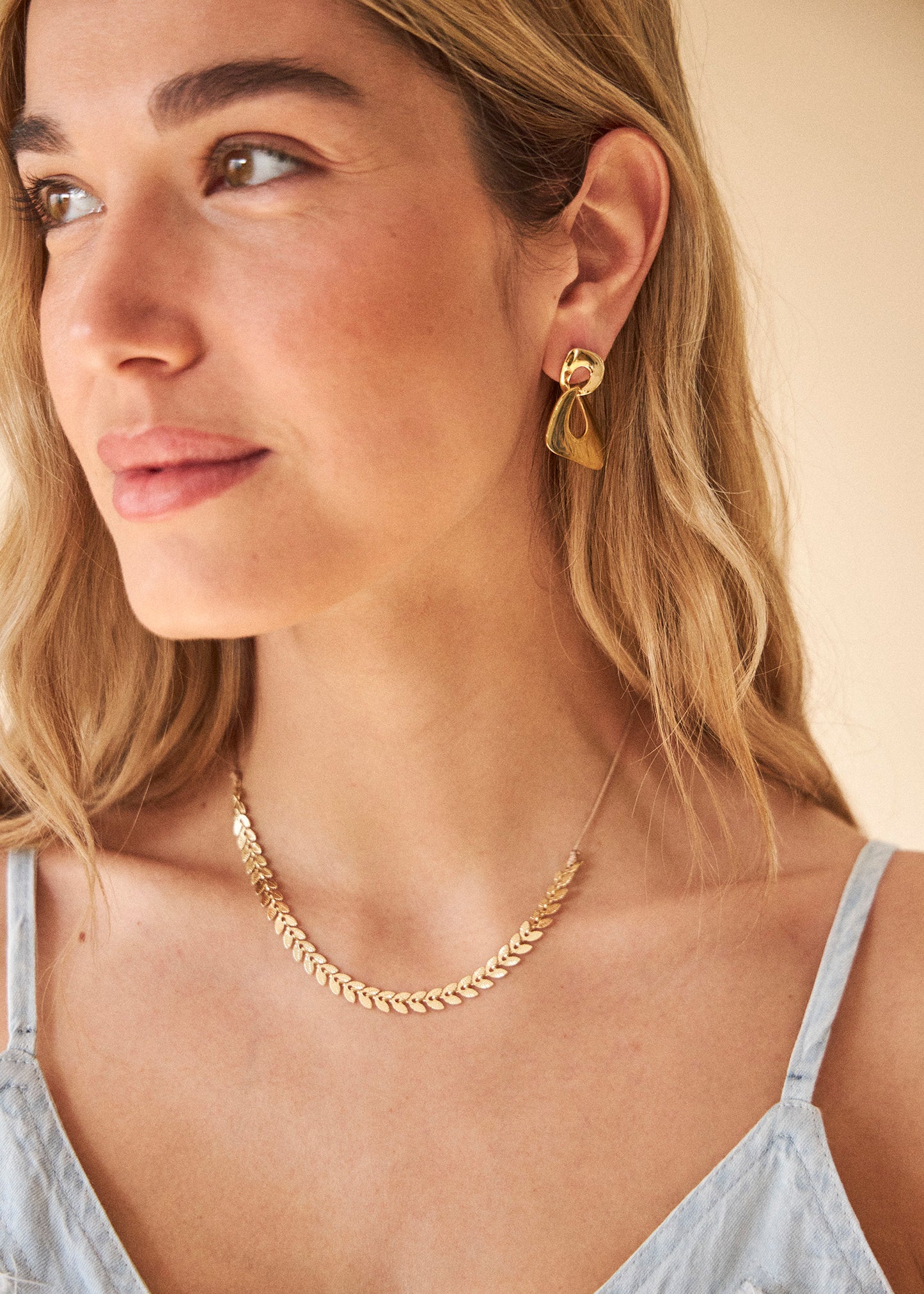 Fringe hoop earrings