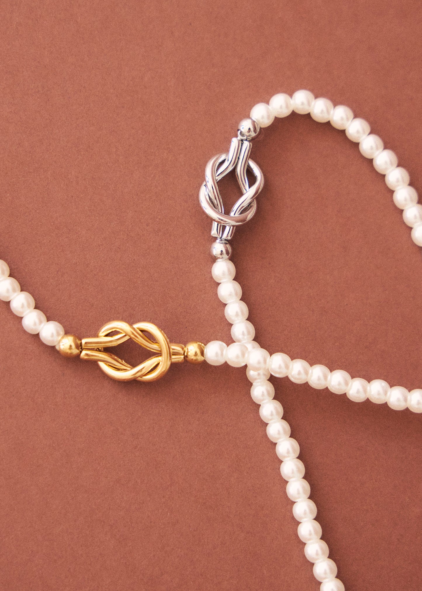 Combined multiple necklace