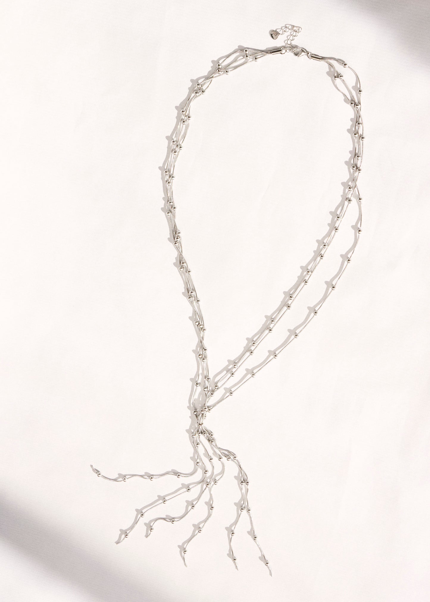 Combined multiple necklace