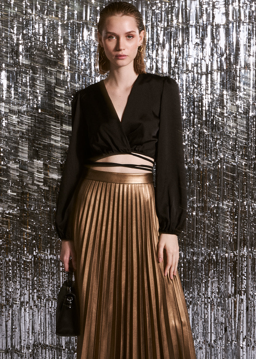 Pleated skirt