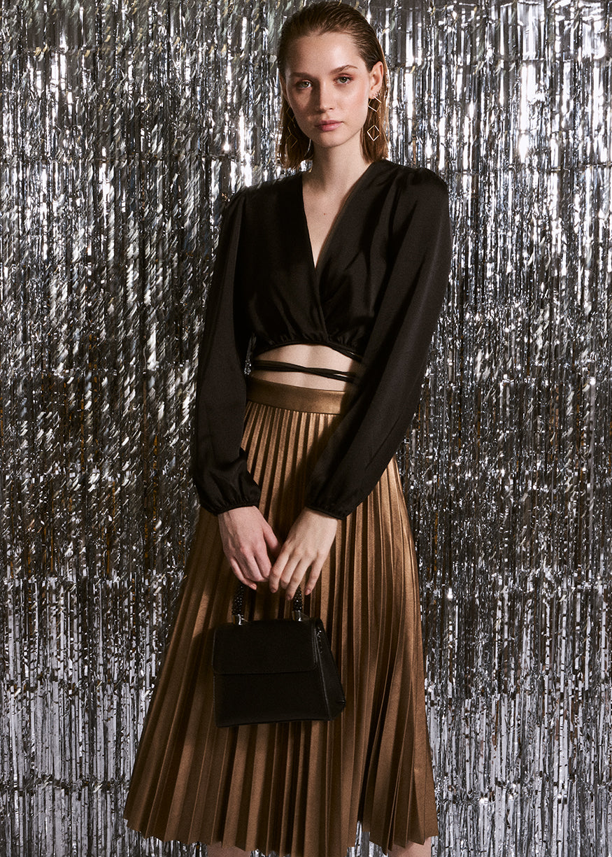 Pleated skirt