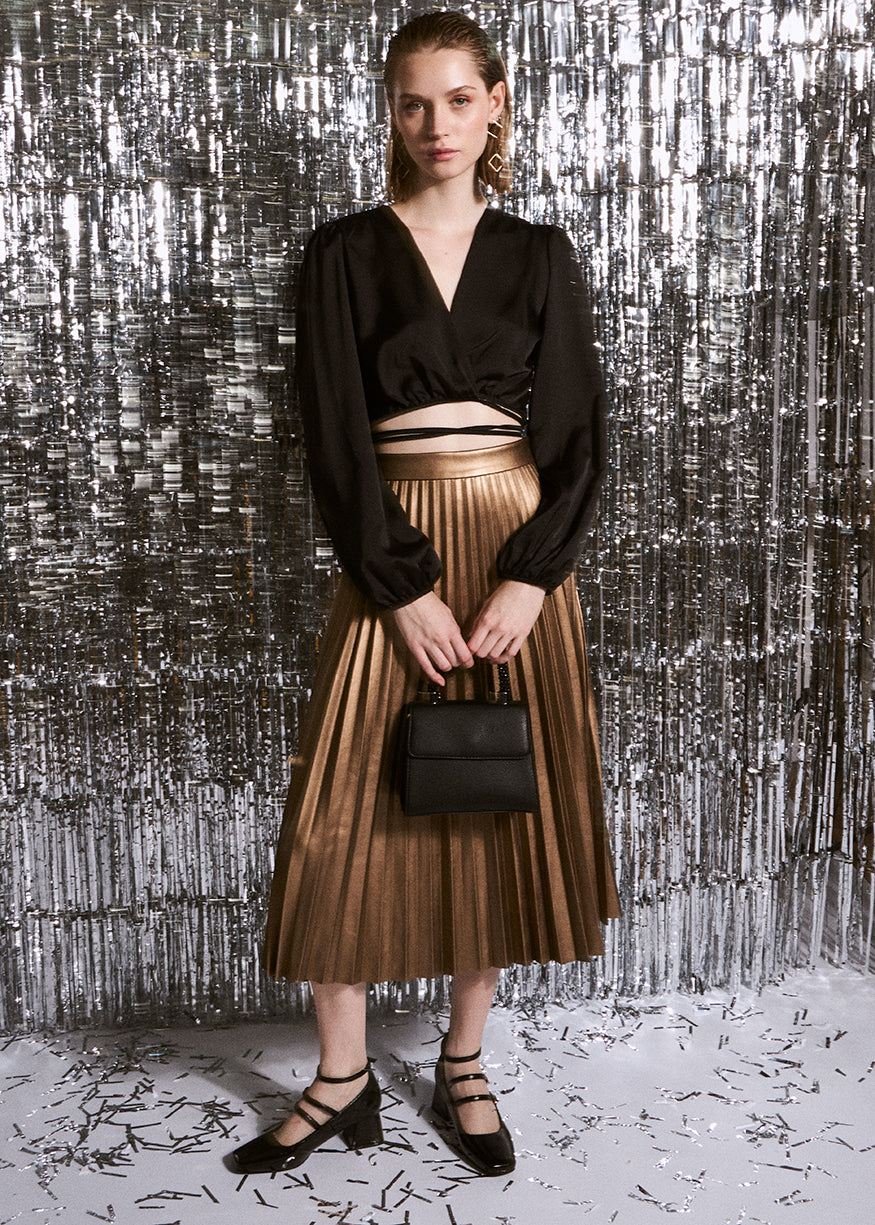 Pleated skirt