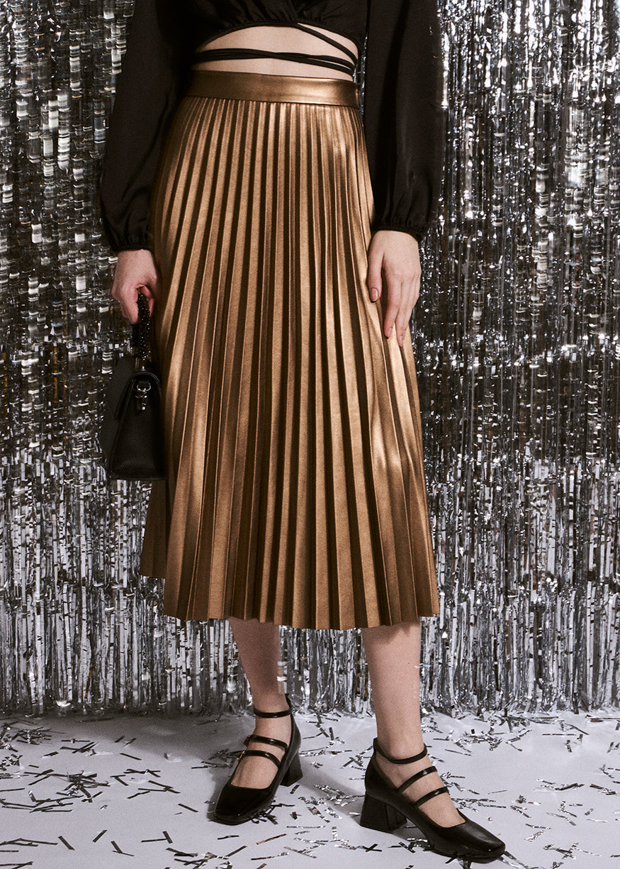 Pleated skirt