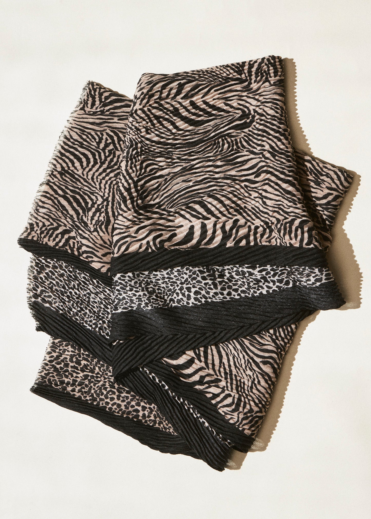 Plain satin scarf