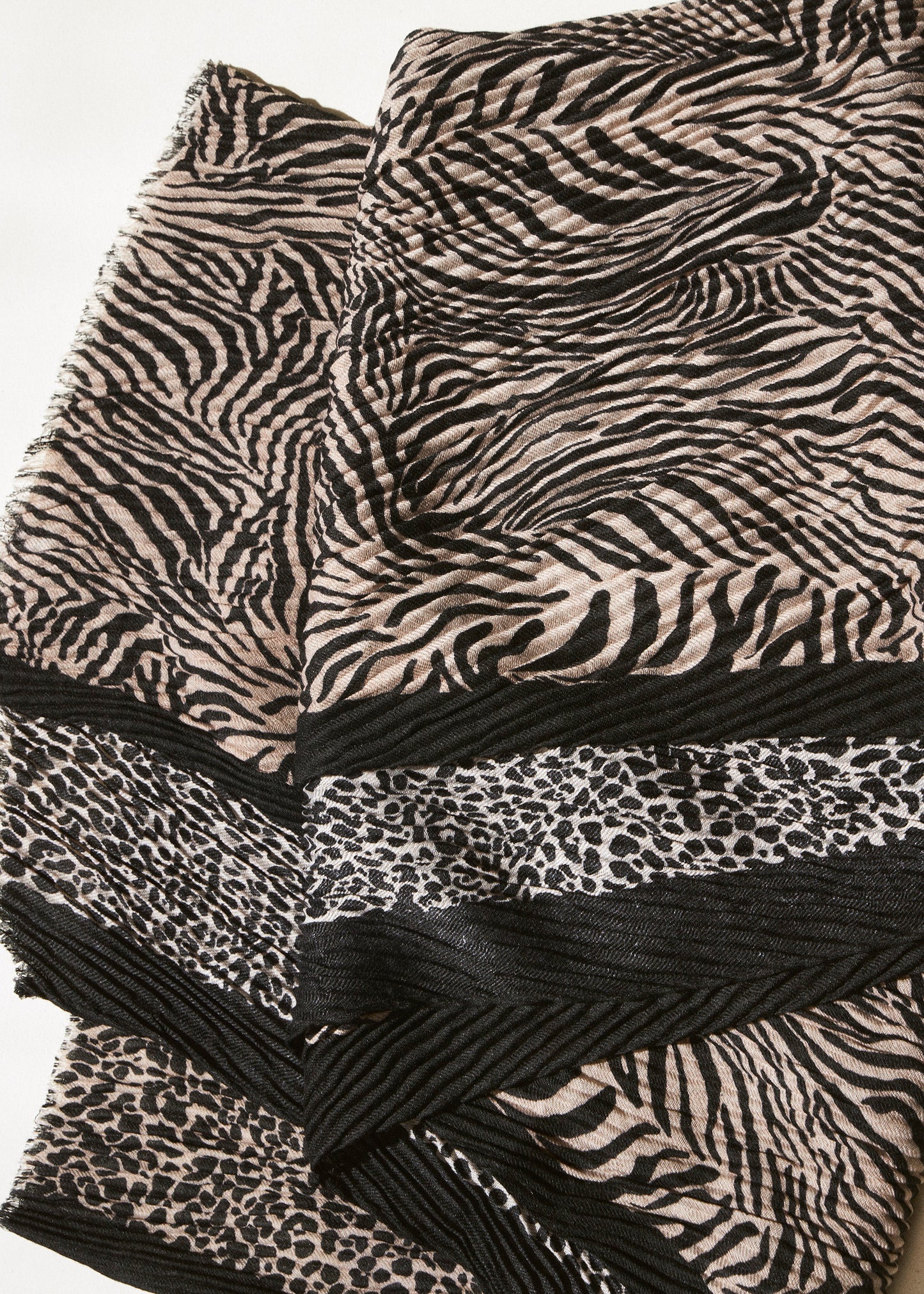 Plain satin scarf