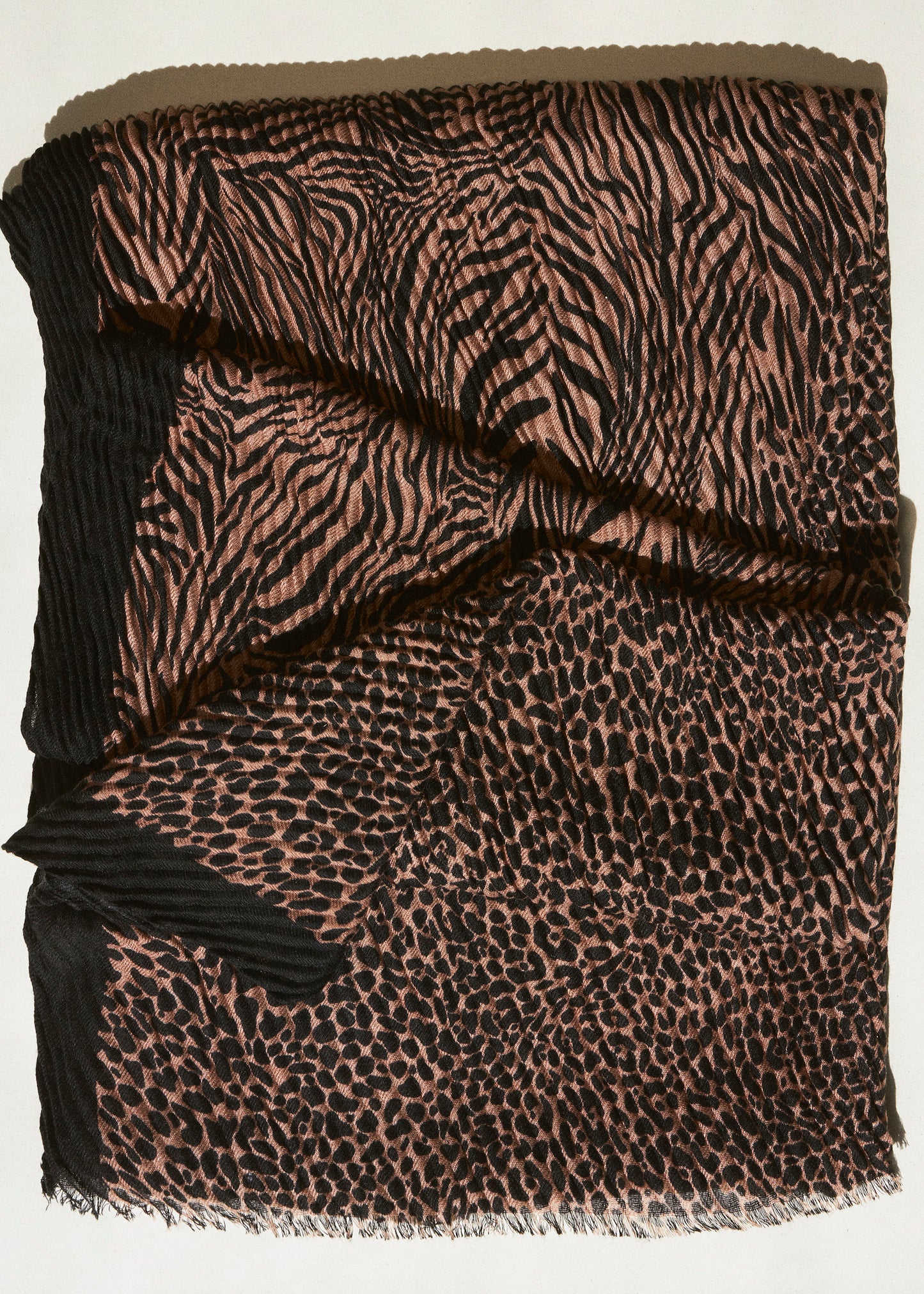 Plain satin scarf