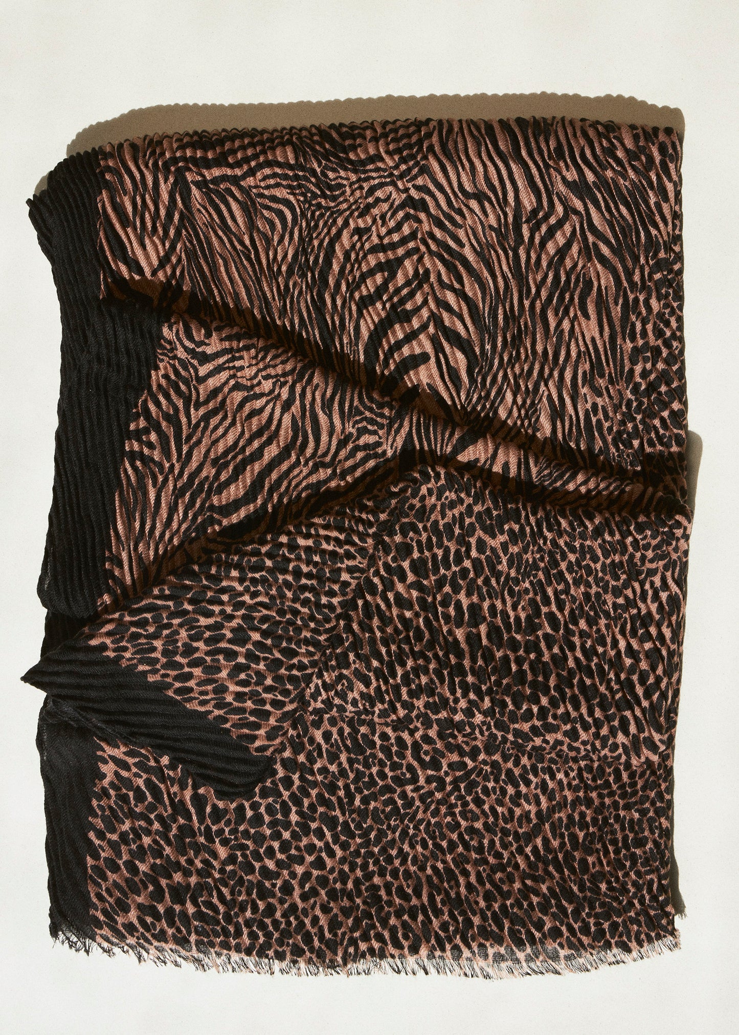 Plain satin scarf