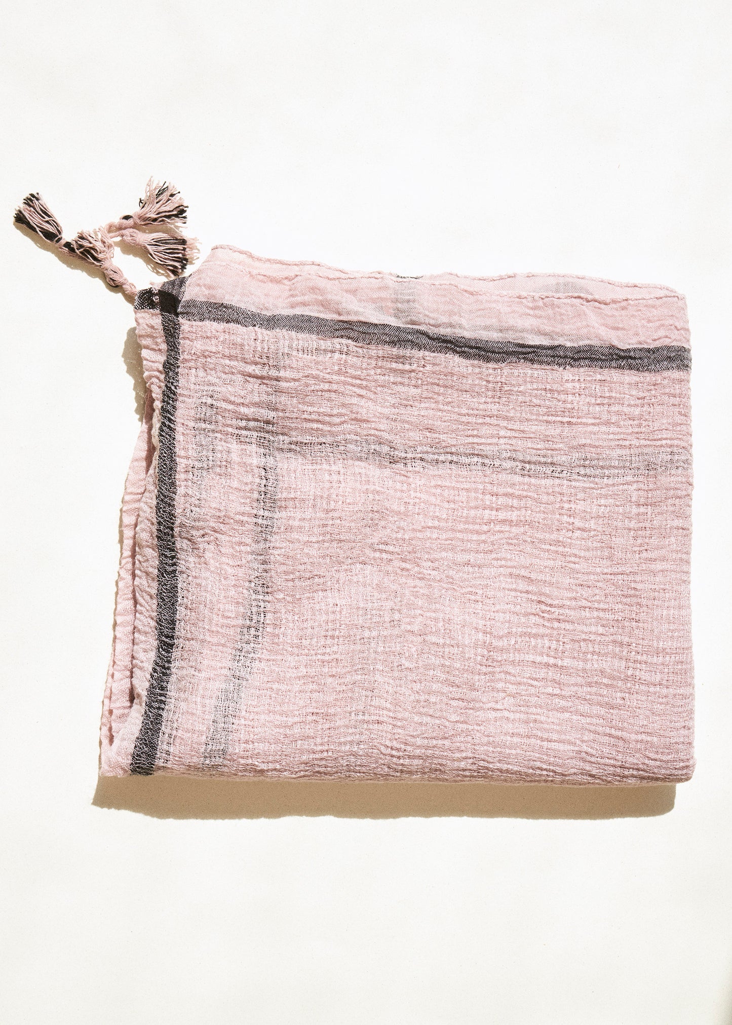 Plain satin scarf