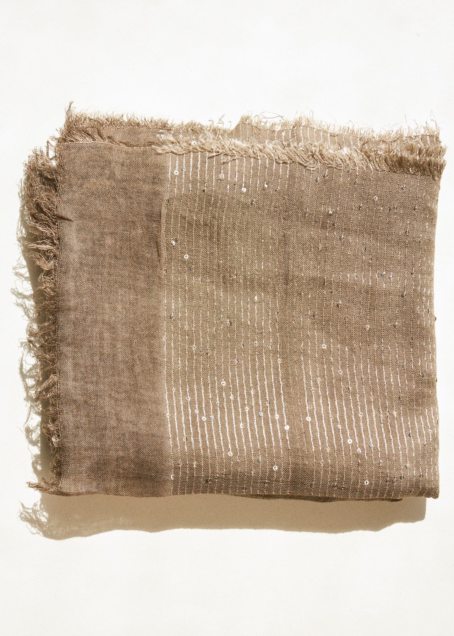 Plain satin scarf