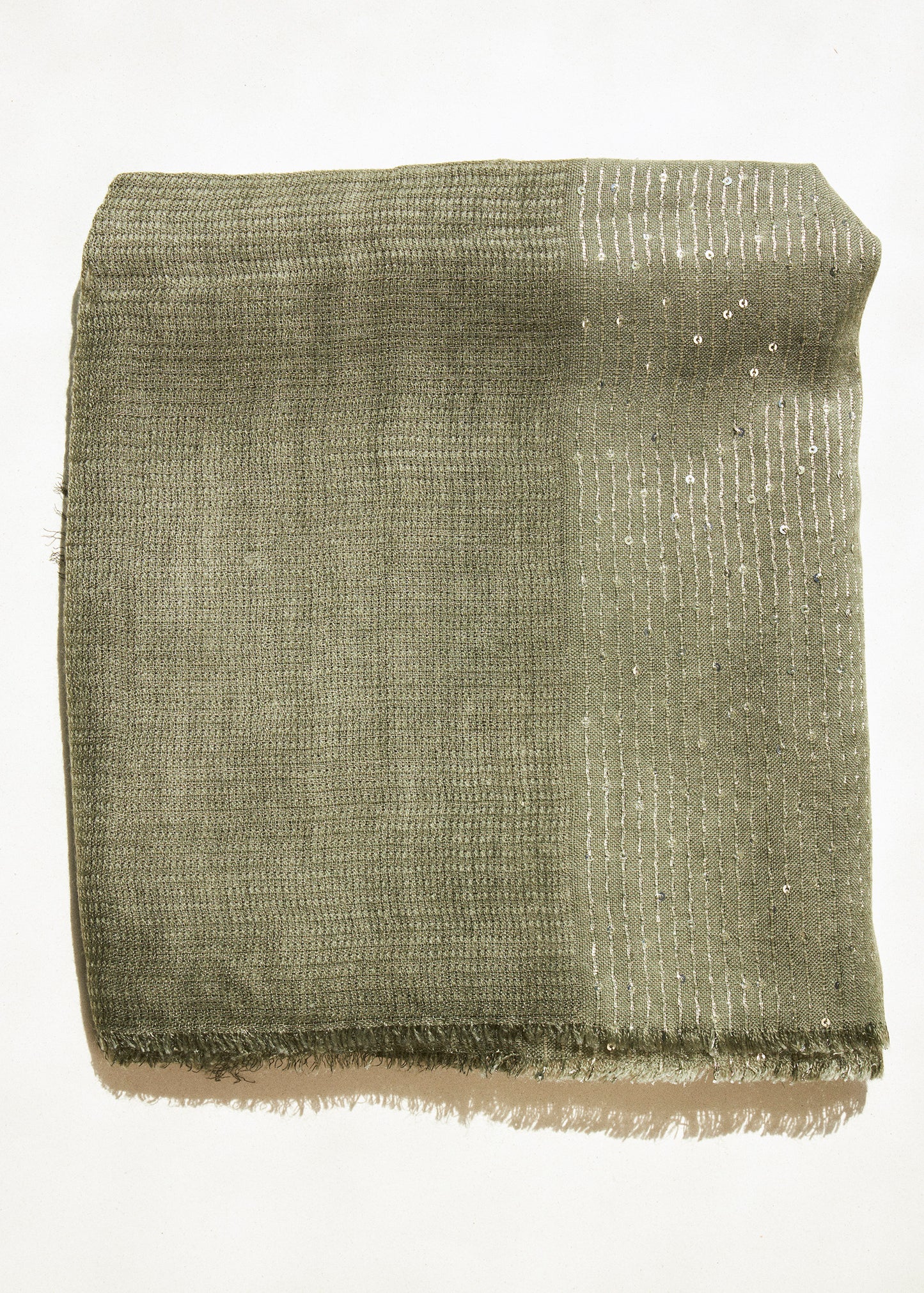 Plain satin scarf