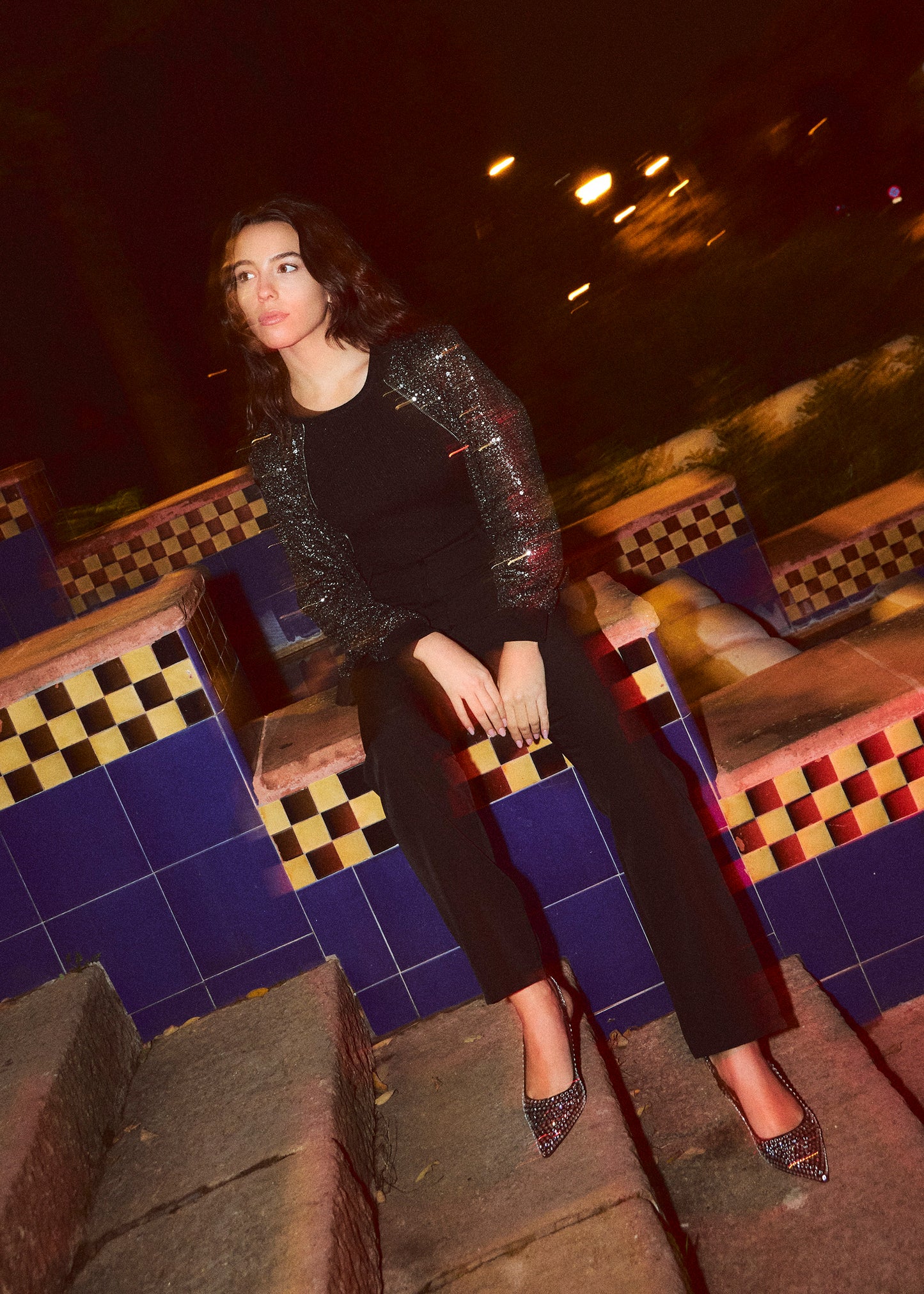 Bomber sequins