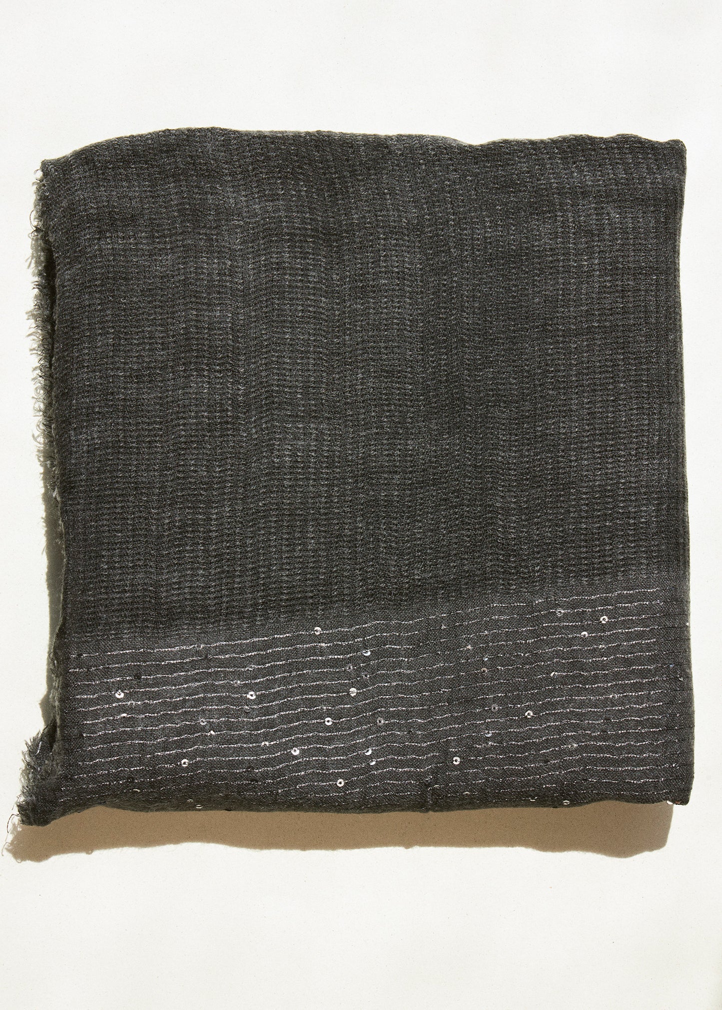 Plain satin scarf