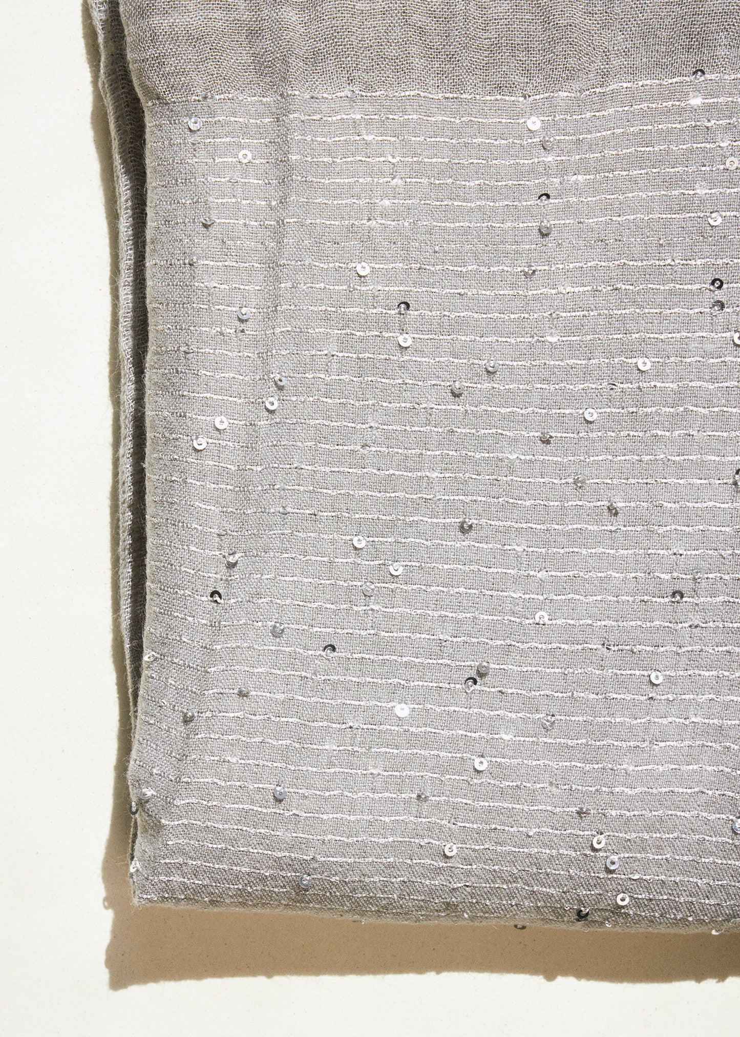 Plain satin scarf