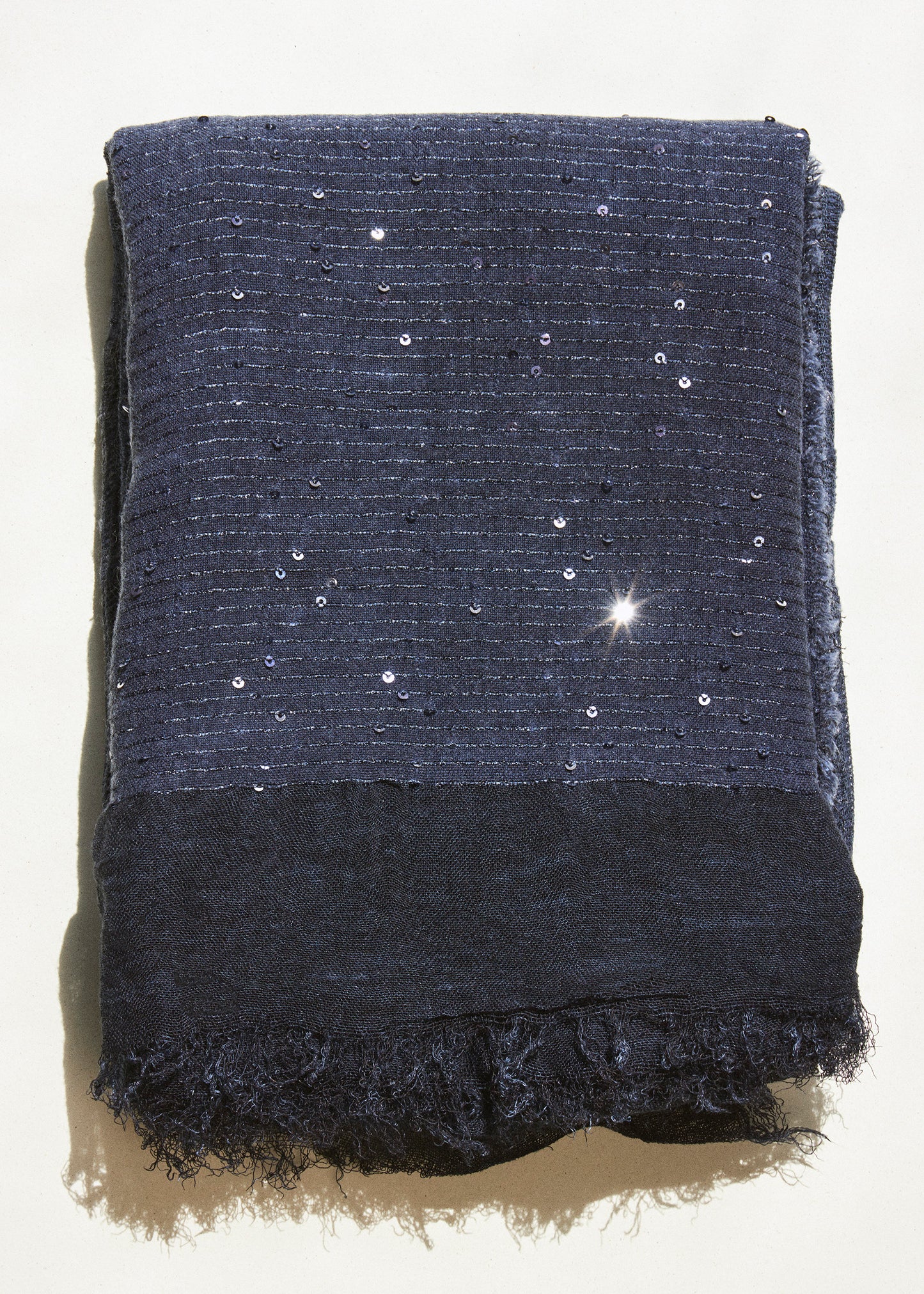 Plain satin scarf
