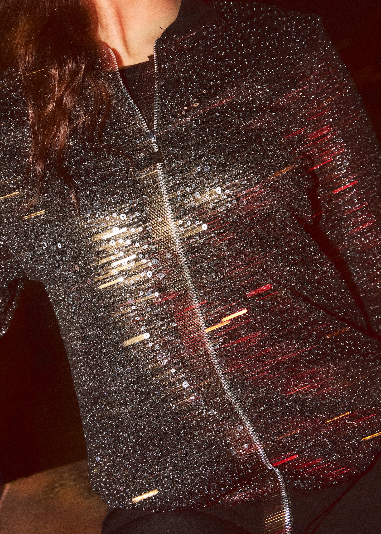 Bomber sequins