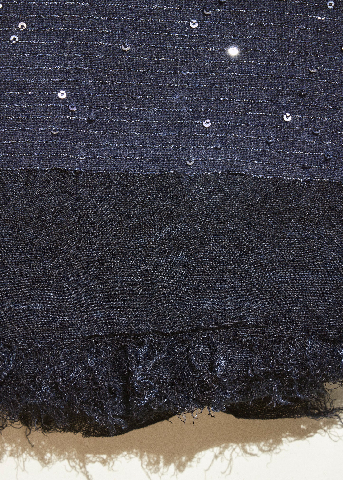 Plain satin scarf