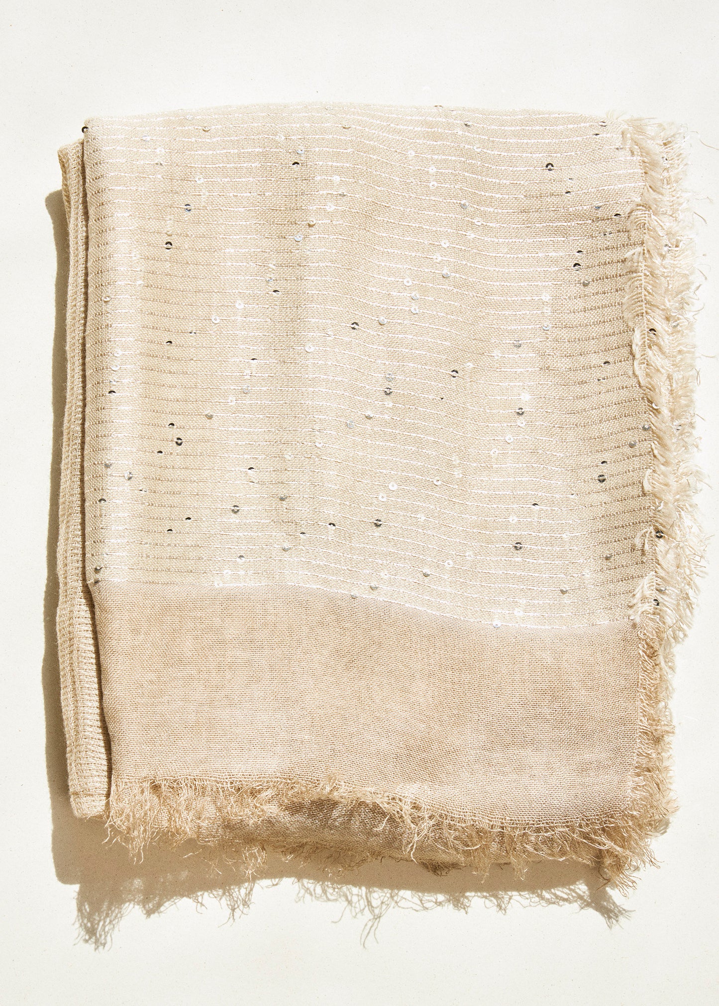 Plain satin scarf