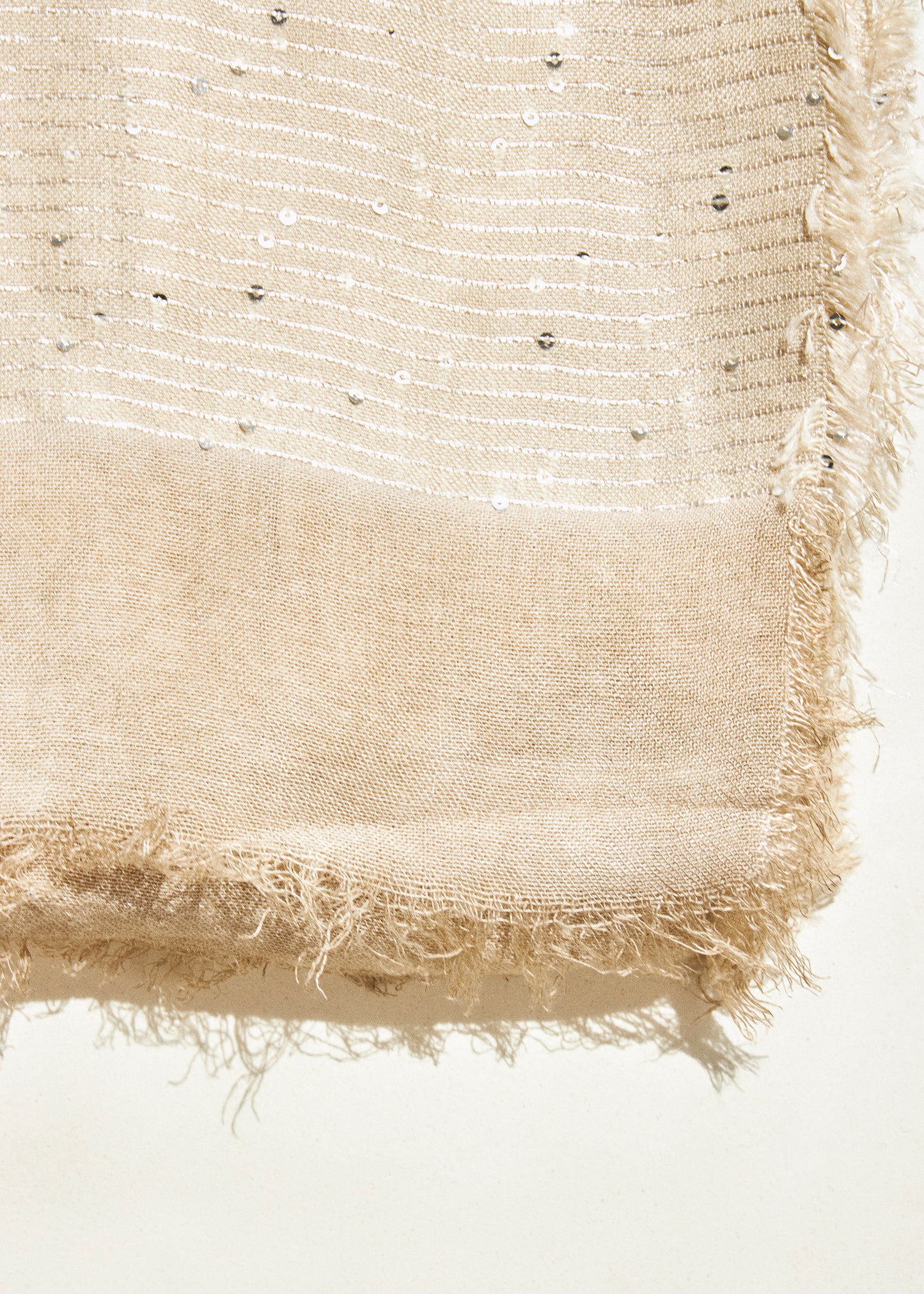 Plain satin scarf