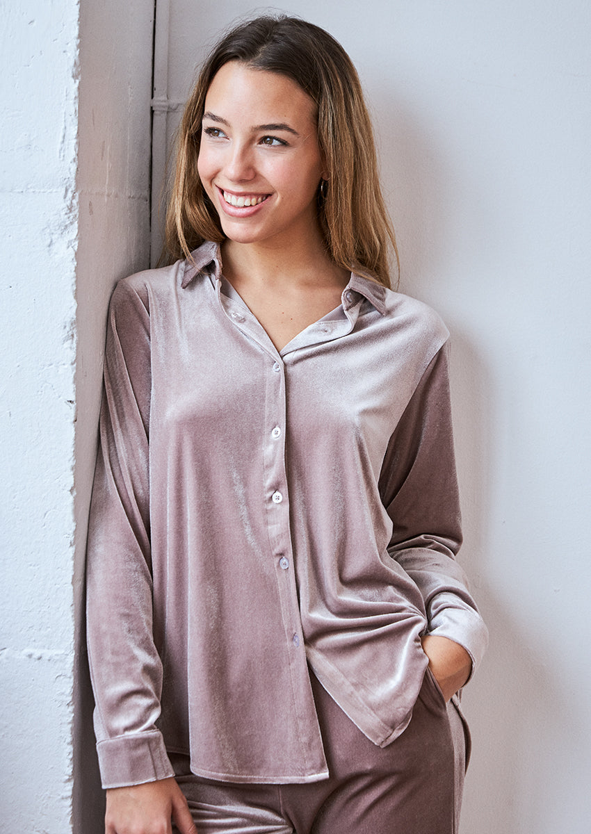 Velvet blouse