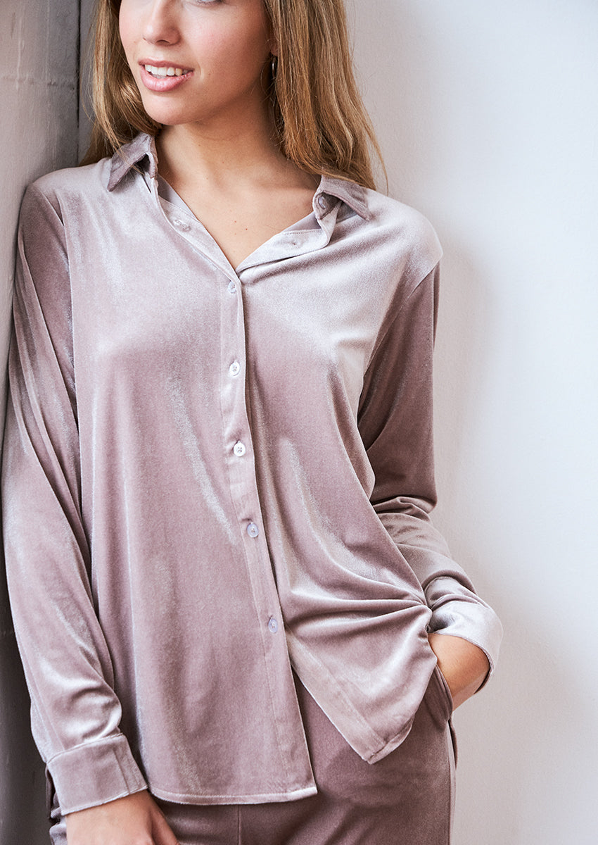 Velvet blouse