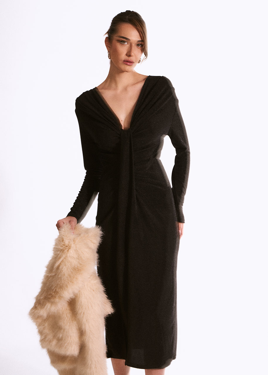 Long lurex dress