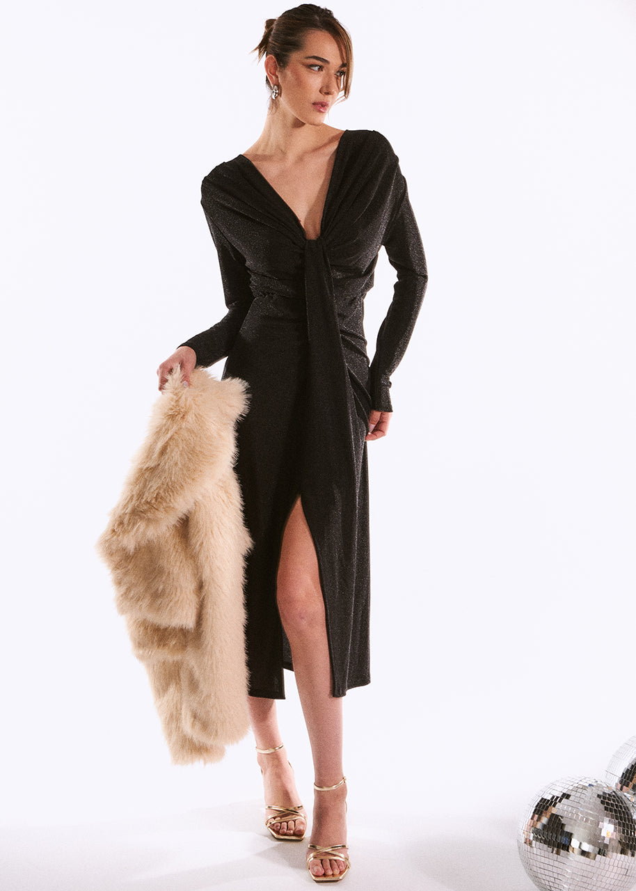 Long lurex dress