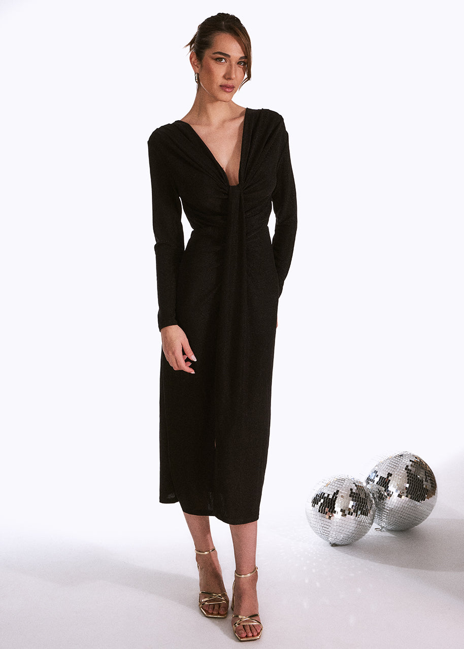Long lurex dress