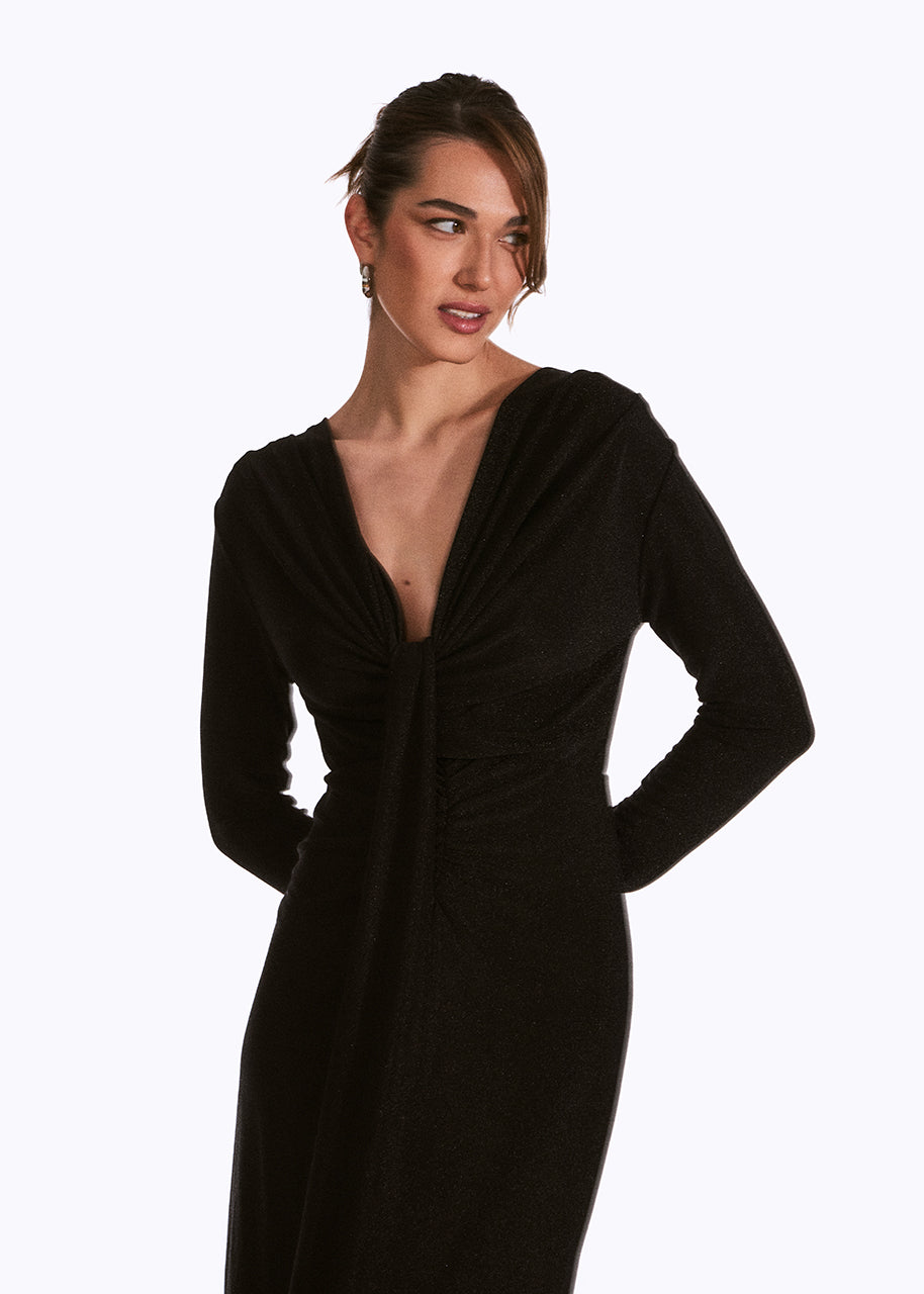 Long lurex dress