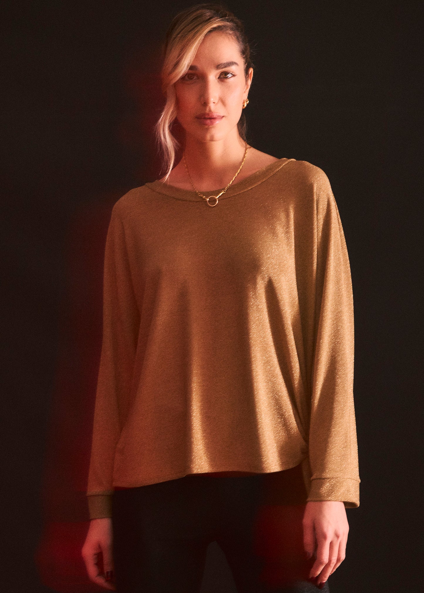 Lurex ring t-shirt