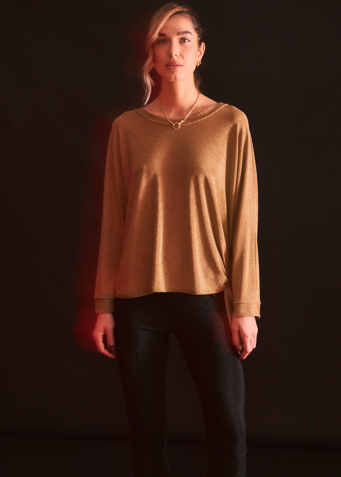 Lurex ring t-shirt