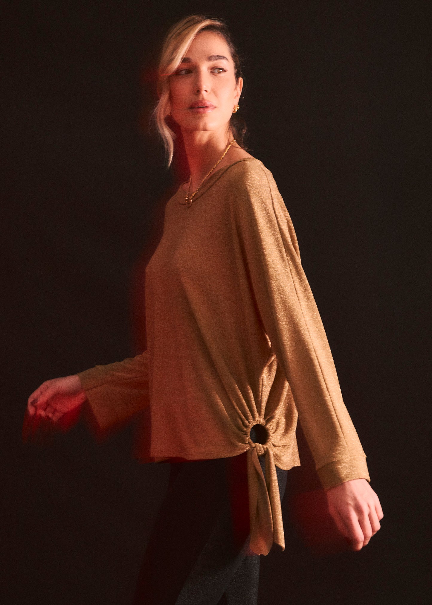 Lurex ring t-shirt