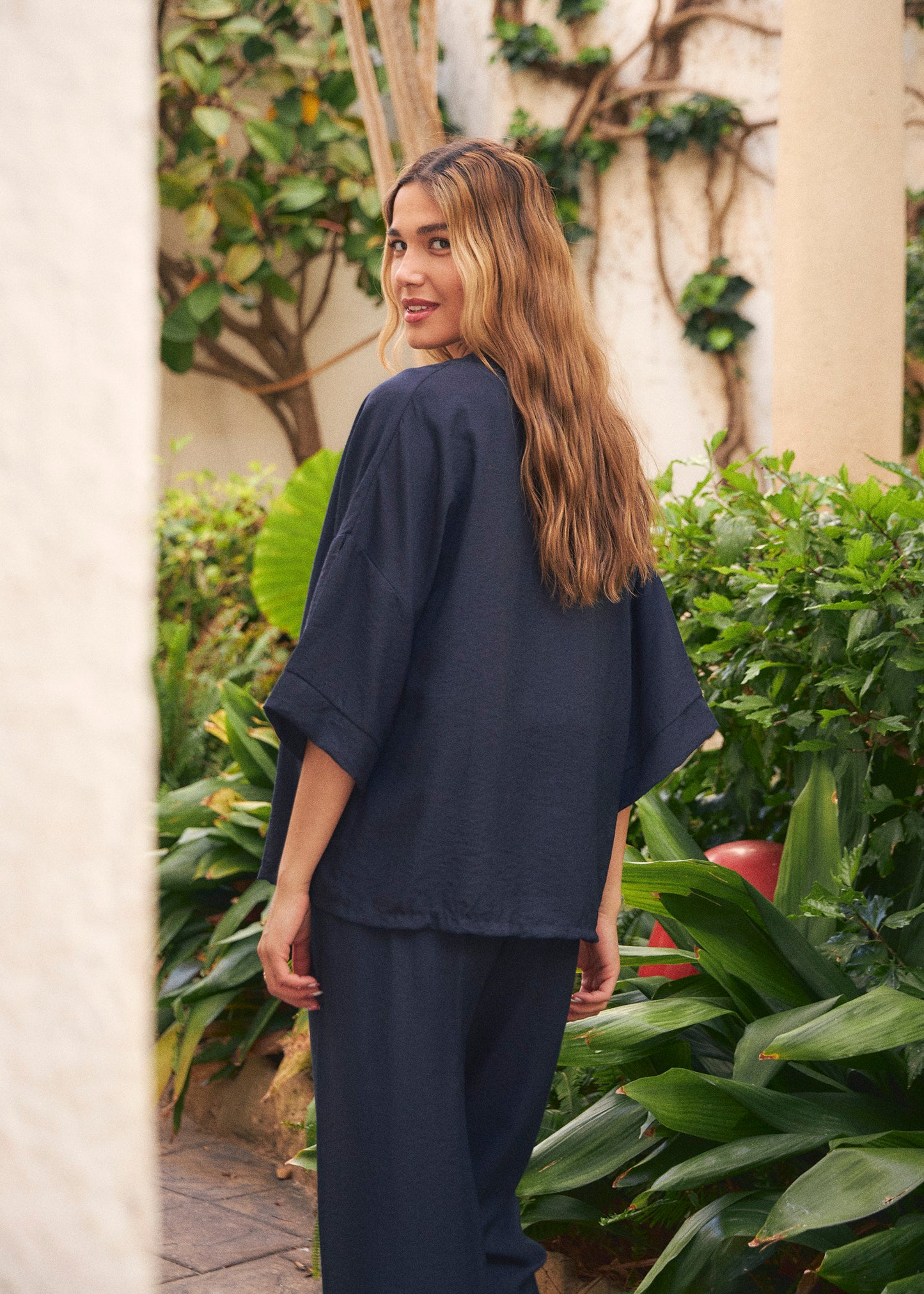 Short sleeve kimono